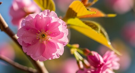 Beautiful Pink Cherry Blossom.