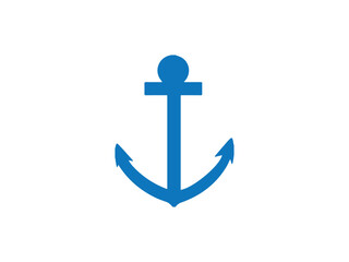 Anchor Icon | Nautical Vector Symbol | Marine Design illustration design 