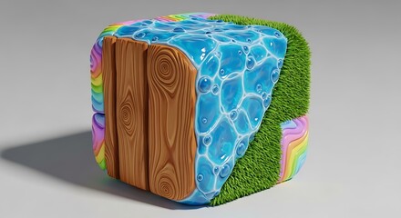 Textured Cube World.