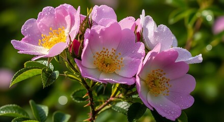 Beautiful Pink Flowers in Bloom.