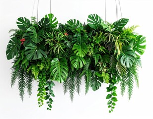 Lush green foliage wall hanging (1)