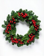 Festive Christmas wreath (1)