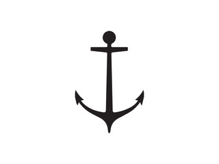 Anchor Icon | Nautical Vector Symbol | Marine Design illustration design 