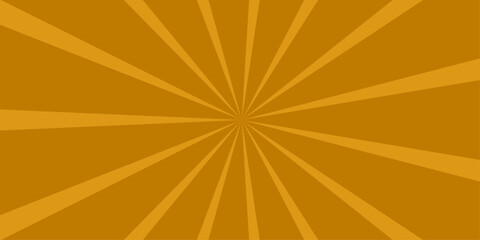 Vibrant Orange Sunburst Radial Burst Background Pattern Graphic Design Element for Retro and Vintage Themes