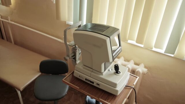 A modern device used in ophthalmology is an automatic refractometer. A device for quickly and accurately determining the refractive power of the eye, used in ophthalmology to detect myopia, hyperopia 
