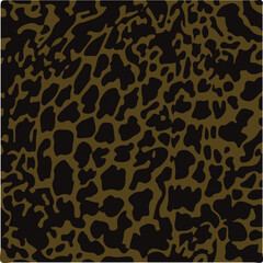Leopard skin print, watercolor effect, black, brown, beige, and white gradients, overlapping elements, seamless pattern
