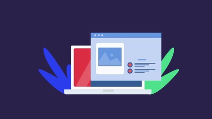 Businessman reviews web analytics dashboard on laptop, social media metrics and audience interaction under close watch. - Powered by Adobe