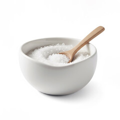Gourmet Coarse Sea Salt in a Minimalist Ceramic Bowl