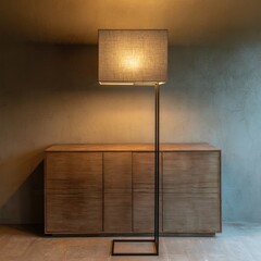 Modern floor lamp interior design