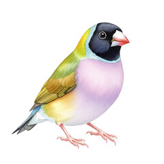 Obraz premium Gouldian Finch in Black-headed