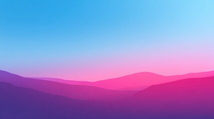 Obraz premium Smooth Gradient Color Blend Illustration