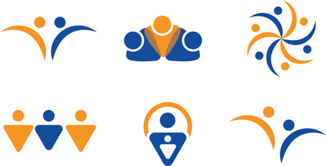 Set of People Icon in vector file