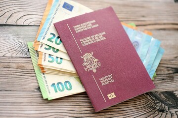 Belgium Passport Lies With Euro