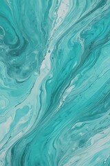 Subtle teal and turquoise swirls, abstract marbling effect , background, aqua, seafoam
