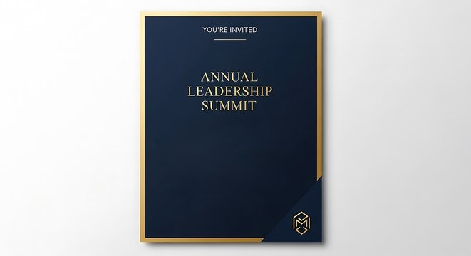 Annual Leadership Summit Event Invitation.