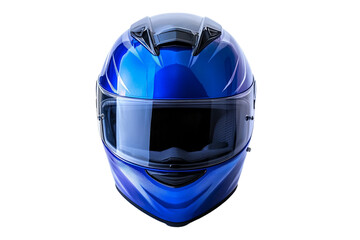 Fototapeta premium Aerodynamic Modern Biker Helmet Isolated on transparent background