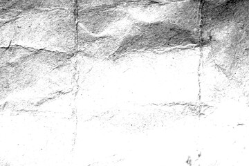 Folded creased paper texture overlay effect, png wrinkled paper surface