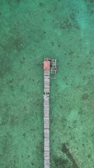 Wood bridge, Beach of Labuan Bajo