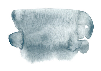 Abstract gray watercolor background for text or logo. Watercolor brush strokes