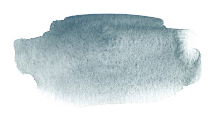 Abstract gray watercolor background for text or logo. Watercolor brush strokes