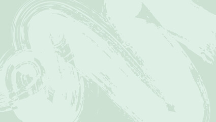 Thick Grainy green bold brush stroke with spray texture. Grunge hand drawn distress damaged edge vintage template. Doodle brush strokes texture with small dots. Retro vector background for posters.