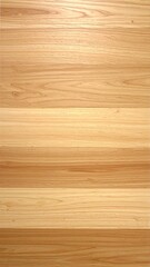 Naklejka premium Close-up view of light-beige wood planks. Parallel horizontal lines create a smooth, even texture
