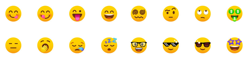 Emoji Vector Pack: Expressions & Emotions