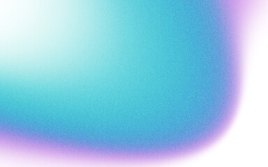 Abstract fluid, vibrant gradient, turquoise and magenta.  Soft, textured surface with a curved edge