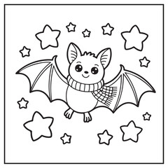 Vintage Halloween Coloring Pages