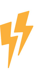 Lightning cartoon colorful pattern