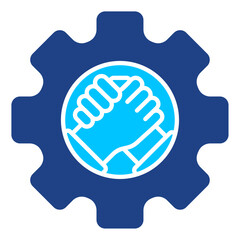 Teamwork Simple Vector Icon Collection