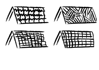 Creative Patterns A Study of Lines and Textures in Abstract Roof Designs