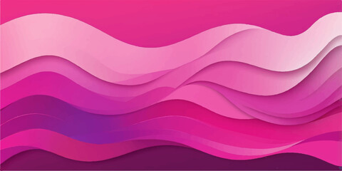 A vibrant pink and purple abstract wave pattern illustration serves as a colorful design template or wallpaper backdrop
