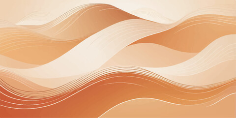 Abstract background with colorful wavy lines and curve pattern design