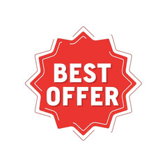 Red sale banner with the text 