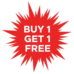 Red sale banner with the text 