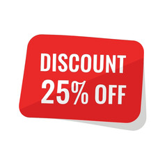 Red sale banner with the text 