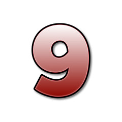3d number 9