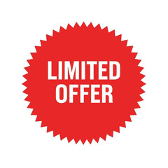 Red sale banner with the text 