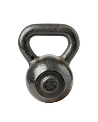 Adjustable kettlebell with handle fitness equipment Isolated on a transparent background