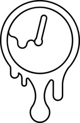 coffee cup paint brush and splash vector illustration