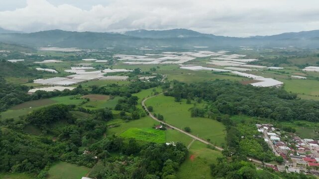 Farmhouse and landscapes in Ranco Arriba, Ocoa, Dominican Republic