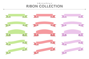 リボンコレクション　シンプル　フレーム