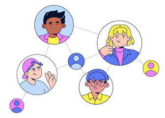 Profile pictures on social network