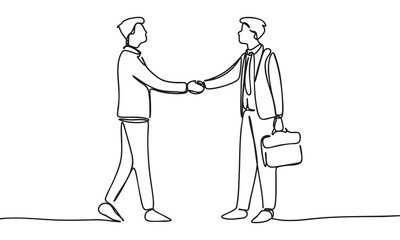 Handshake Agreement two man