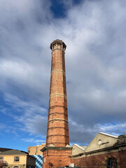 Fototapeta premium Exterior view of the Hobart Gasworks Chimney