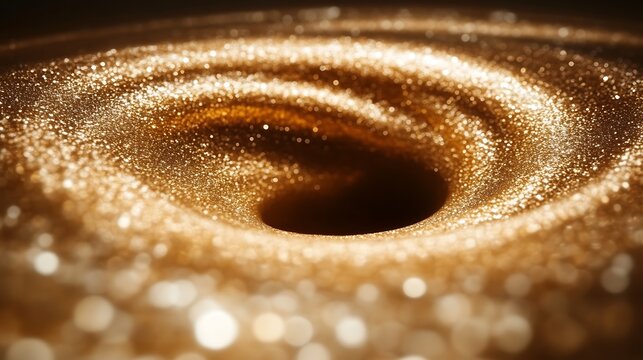 Golden spiral vortex