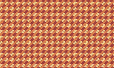 Fototapeta premium Abstract autumnal geometric pattern. Warm earthy tones create a seamless texture, perfect for website backgrounds, textile designs, or packaging.