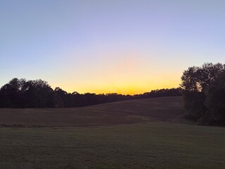 sunrise in the morning