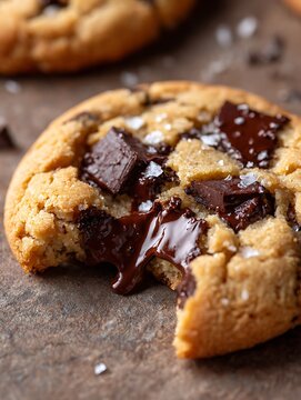 Close Up of Gooey Soft Cookies